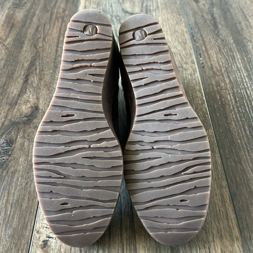 Merrell Tremblant Wedge Ankle Bluff Waterproof Leather Bootie Brown Size